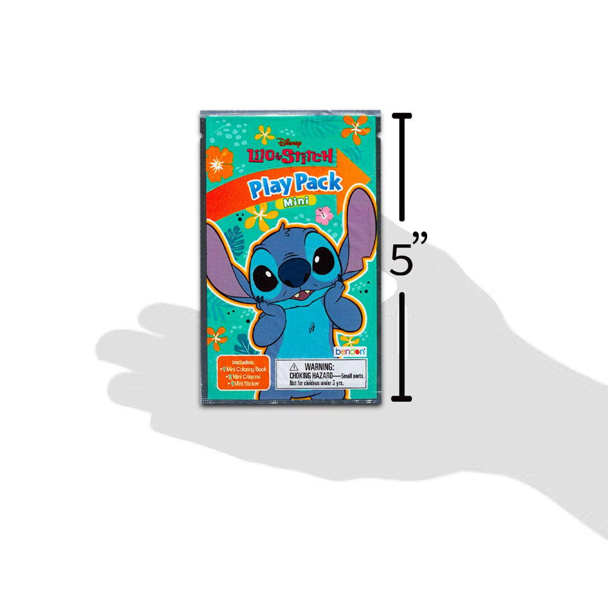 Stitch temporary tattoos and Barn Bots door hanger included in the set