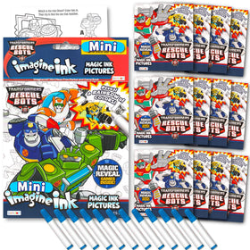 Bendon Transformers Rescue Bots Imagine Ink 12-pack cover for mess-free coloring fun
