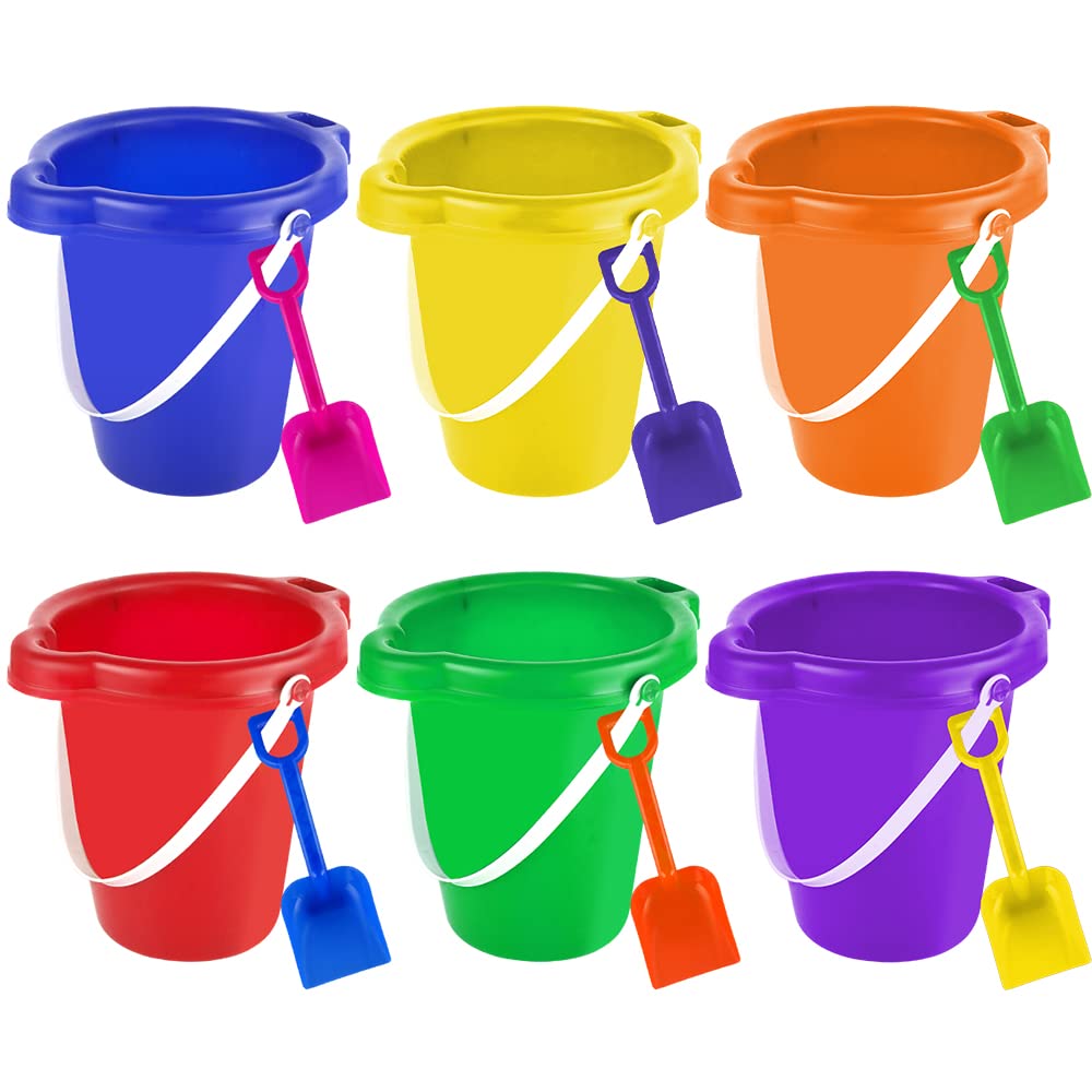 BeneFine large sand pail set with shovels for beach fun and sandcastle building