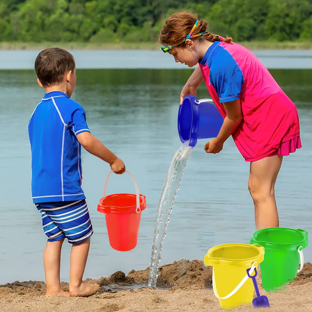 Ergonomic handles and sturdy plastic provide lasting use during outdoor play