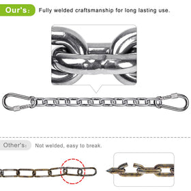 Benelabel 1000 lb capacity chains for strong support