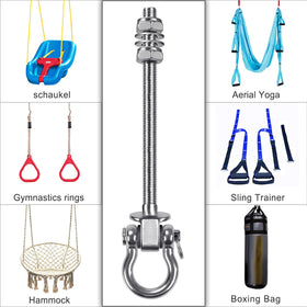 BeneLabel 1500 lb capacity hangers ensure strong support for hammocks and swings.
