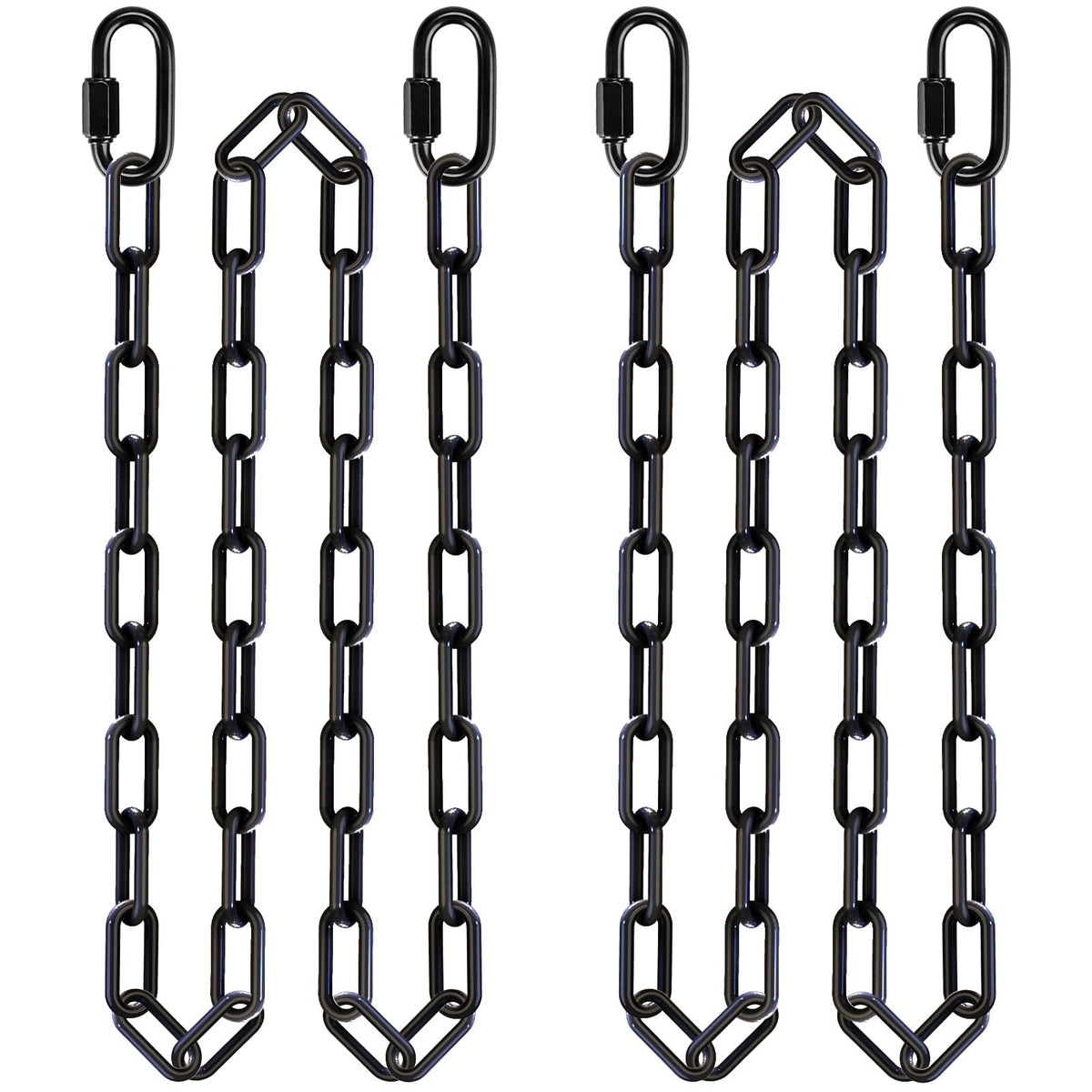 BeneLabel 85-inch swing chain with hooks ready for durable outdoor swings and hanging chairs.