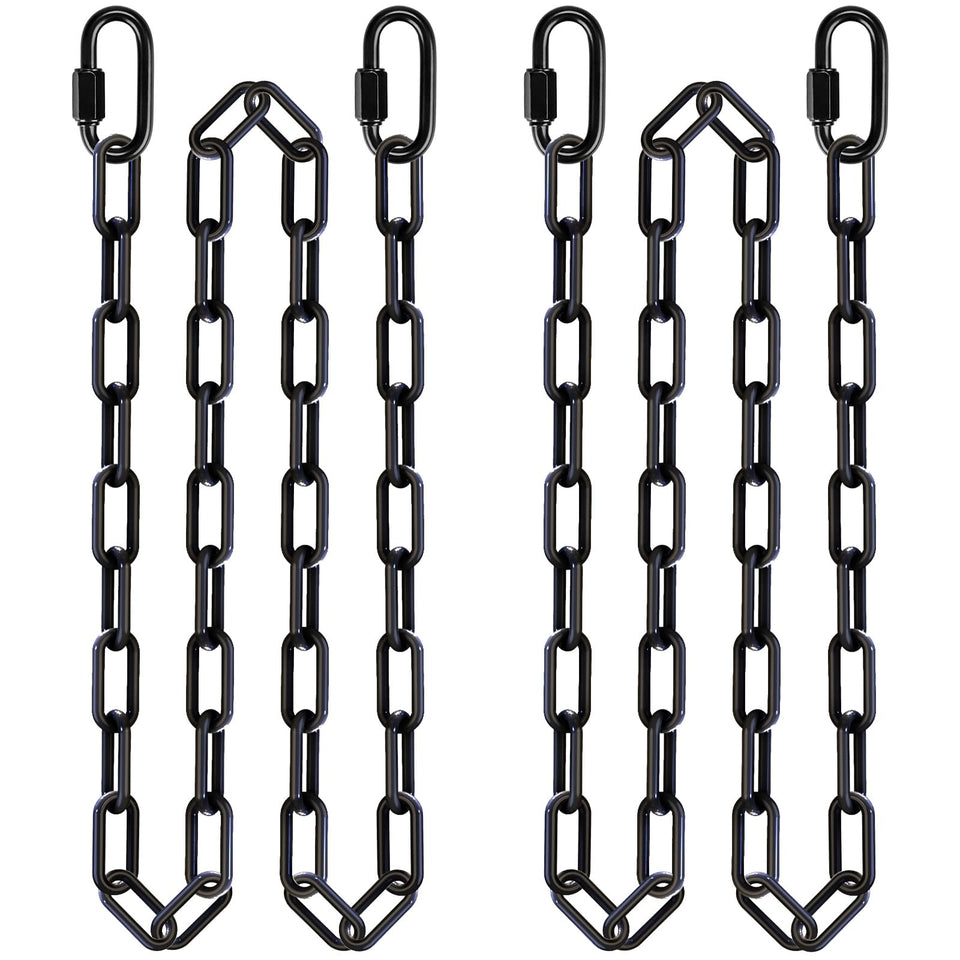 BeneLabel 85-inch swing chain with hooks ready for durable outdoor swings and hanging chairs.