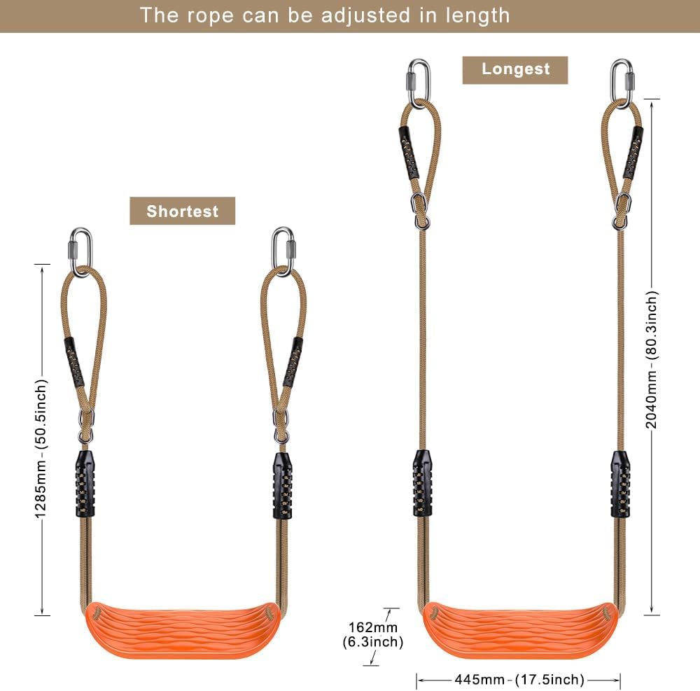BeneLabel adjustable rope swing system enabling versatile height