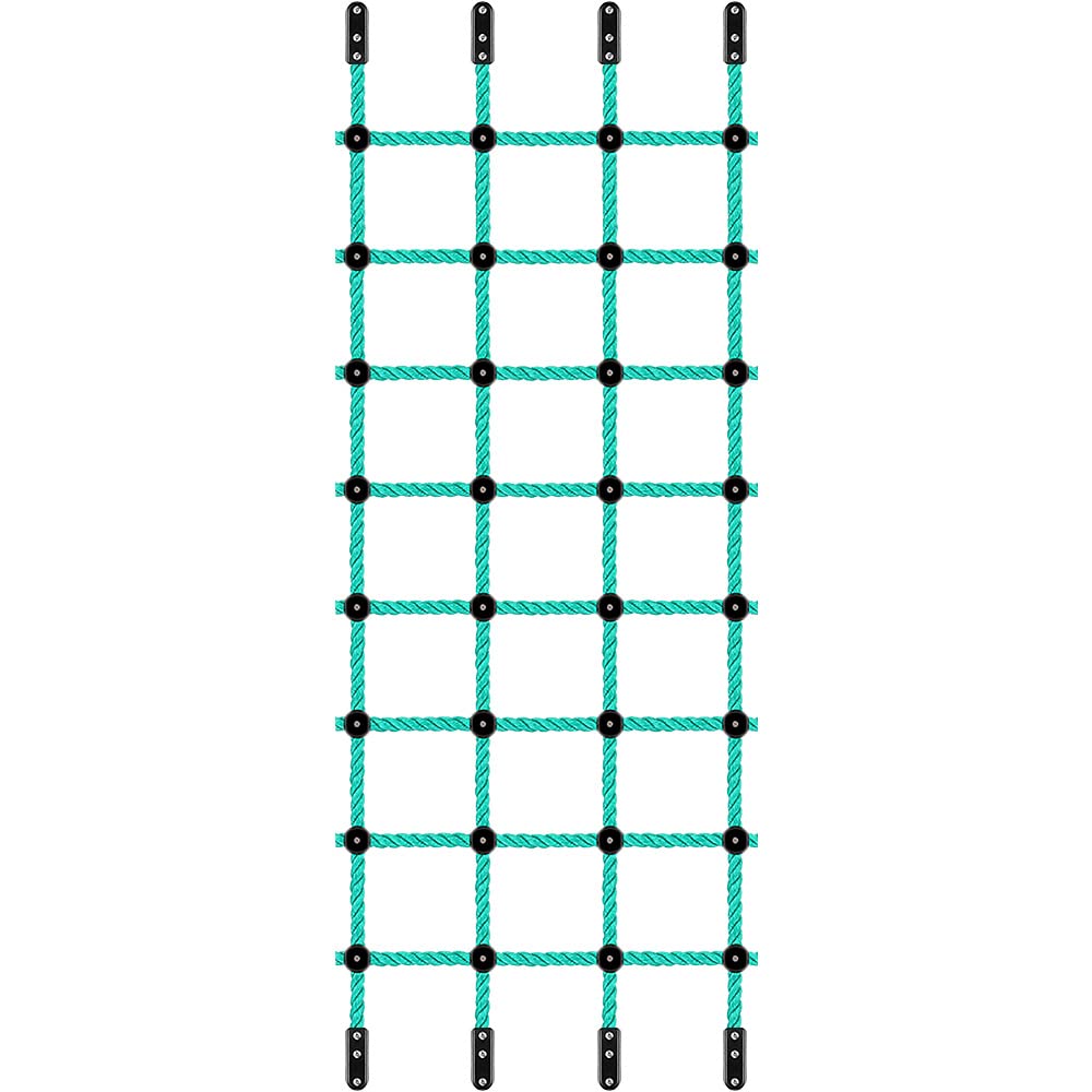 BeneLabel climbing cargo net 30x139 assembly view for easy outdoor setup and secure attachment.