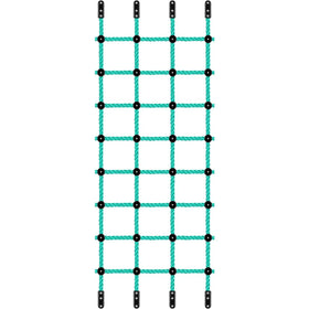 BeneLabel climbing cargo net 30x139 assembly view for easy outdoor setup and secure attachment.