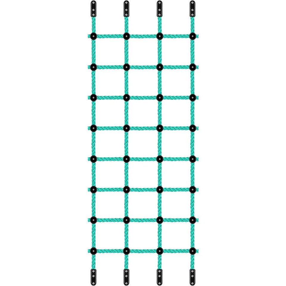 BeneLabel climbing cargo net 30x139 assembly view for easy outdoor setup and secure attachment.