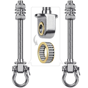BeneLabel heavy-duty swing hangers with bearing rotation for smooth, quiet movement in hammocks.