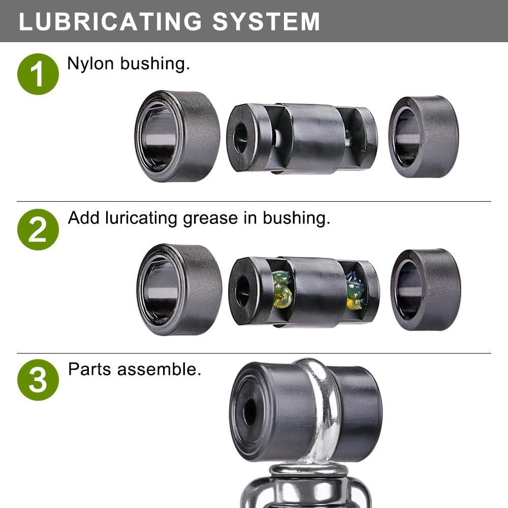 BeneLabel silent operation with nylon bushing reduces squeak.