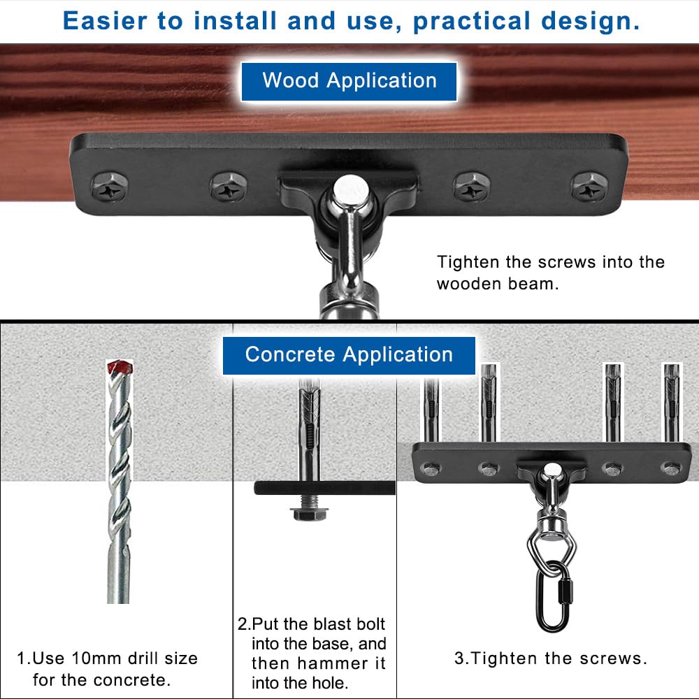 BeneLabel indoor/outdoor use hanger for flexible training environments.