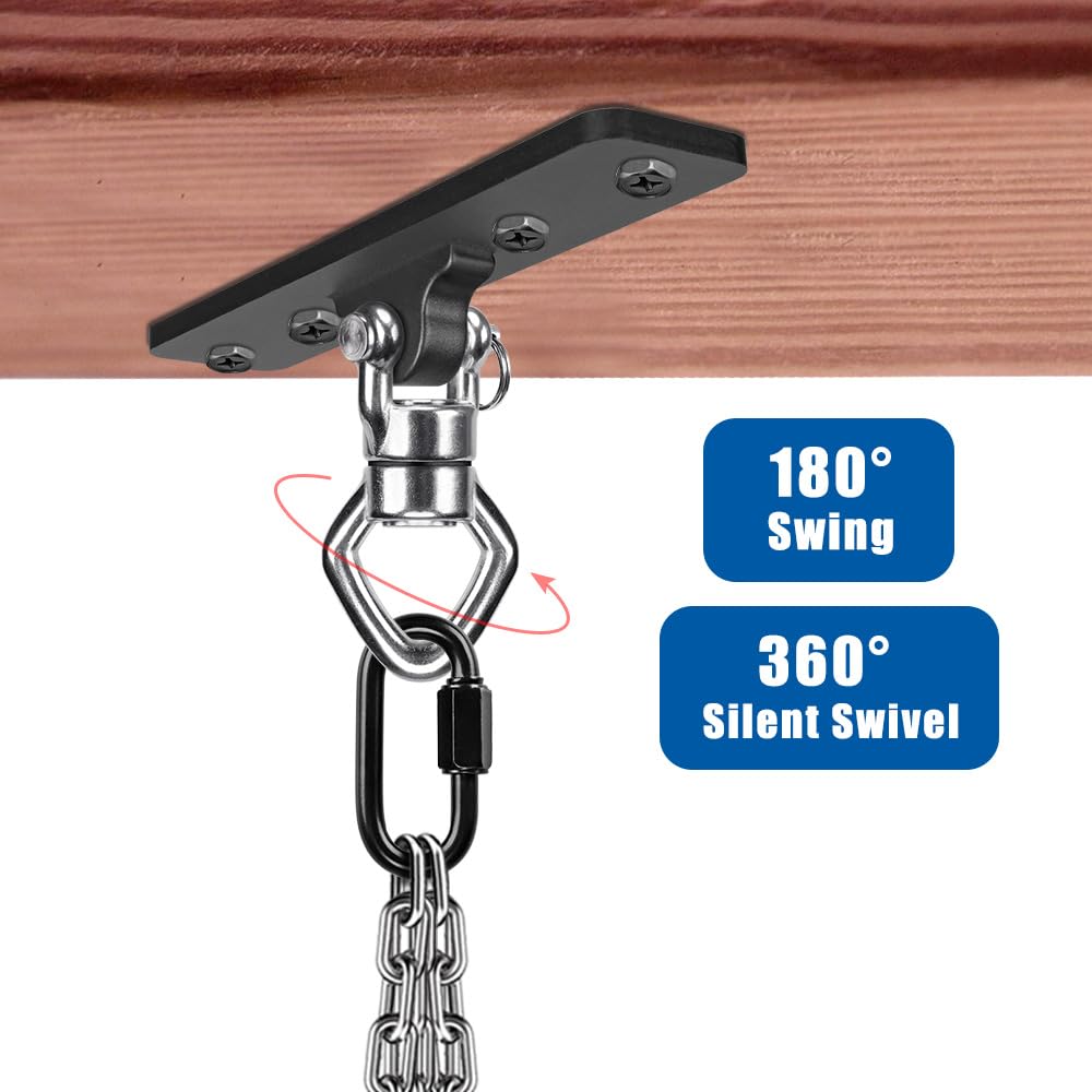 BeneLabel stainless steel swivel hook resists rust for year-round use.