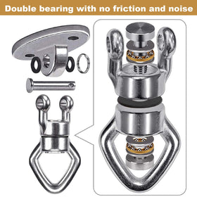 BeneLabel Swing Hanger corrosion-resistant stainless steel close-up for durability