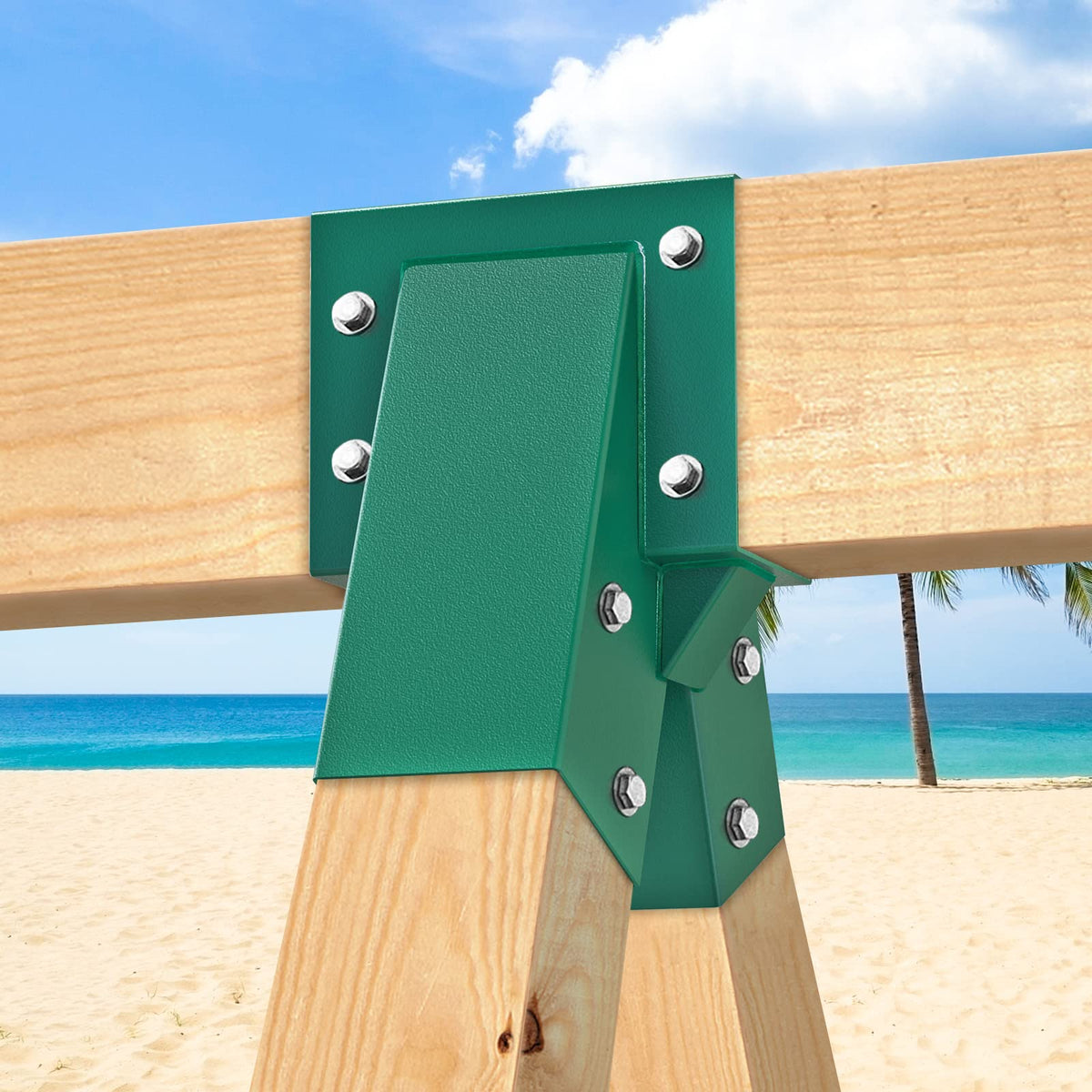 BeneLabel powder-coated finish protects brackets from wear and outdoor corrosion