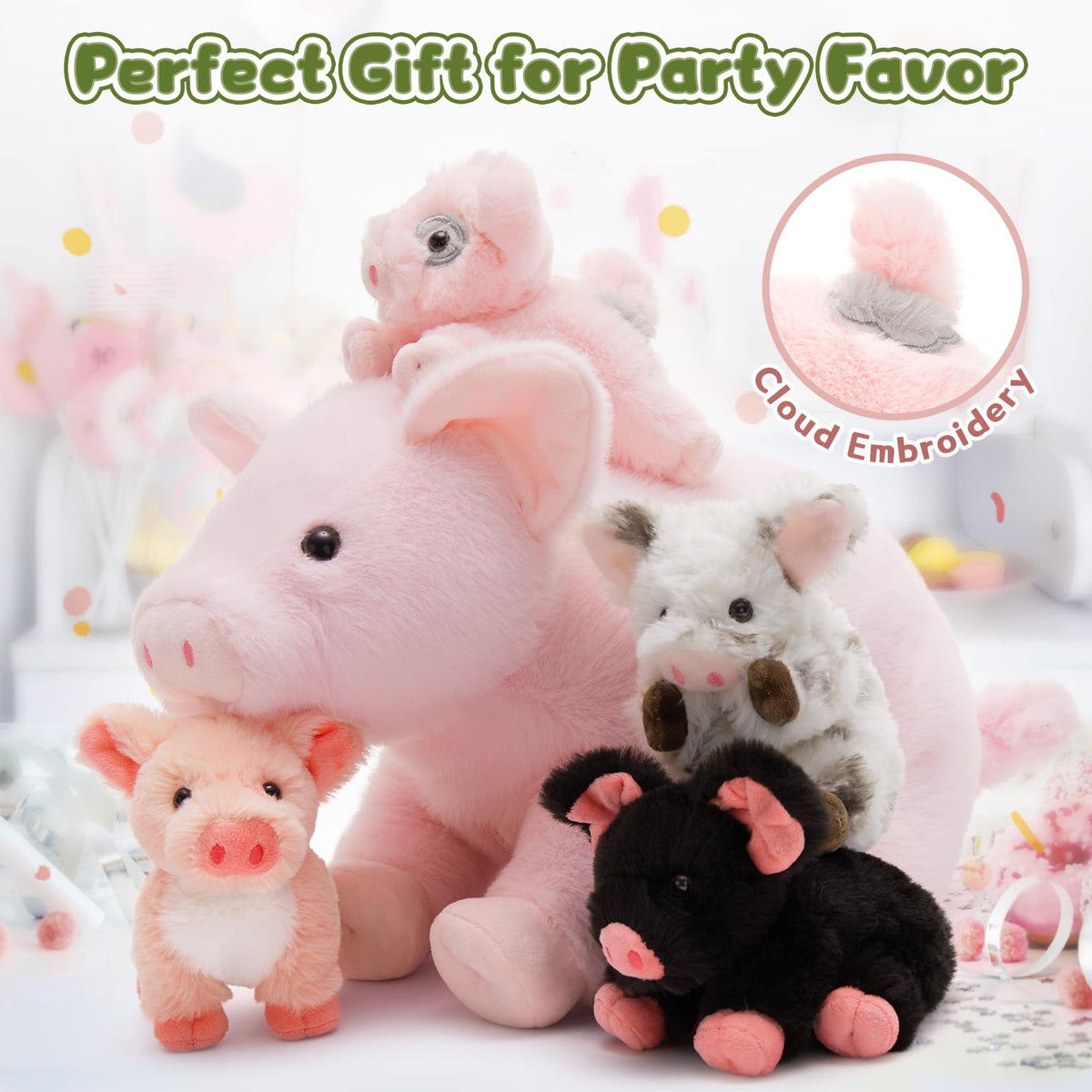 BENINY handcrafted farm plush with durable stitching for years of cuddles.