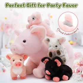 BENINY handcrafted farm plush with durable stitching for years of cuddles.