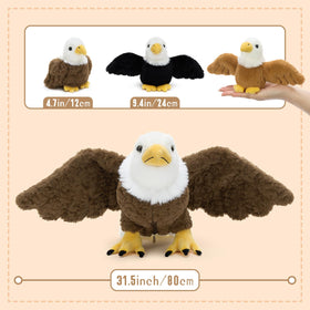 BENINY eagle chicks inside belly enabling nesting play and discovery