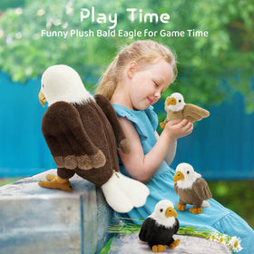 BENINY eagle plush gift packaging, ready to give on special occasions.