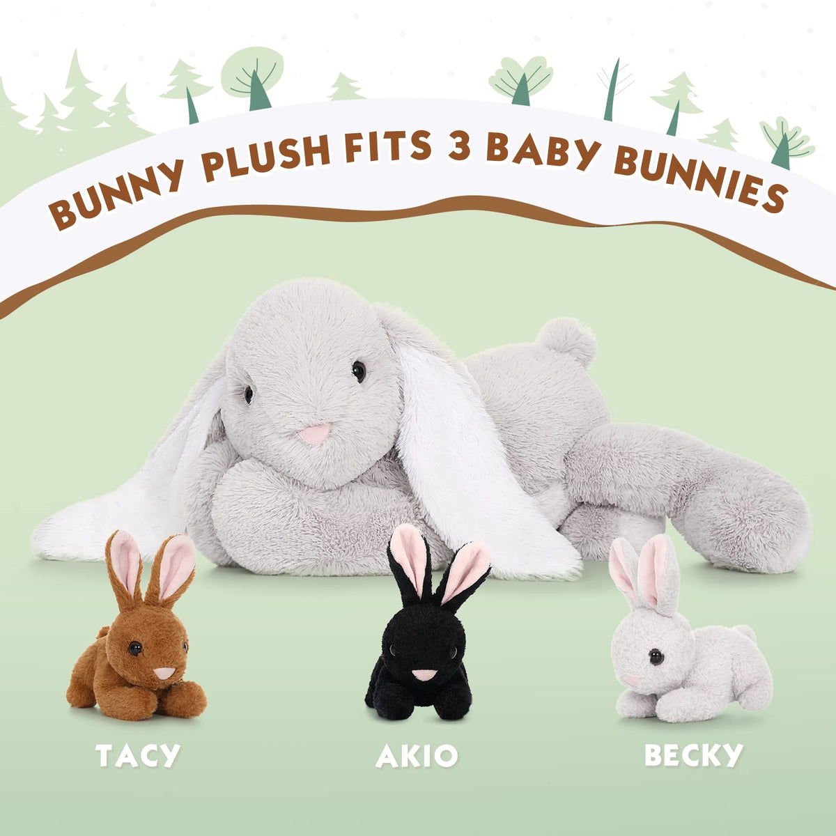 BENINY Easter gift idea with plush bunnies for celebrations