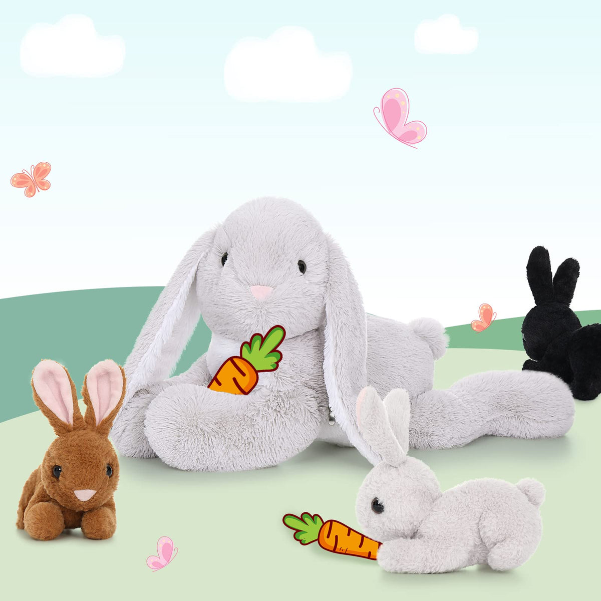 BENINY floppy ears detail adds charm for cuddling