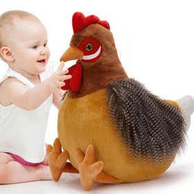 BENINY giant chicken plush 25.5 inches offers cozy hugs for kids.