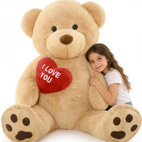 BENINY Giant Teddy Bear 52-inch full view for cozy cuddles