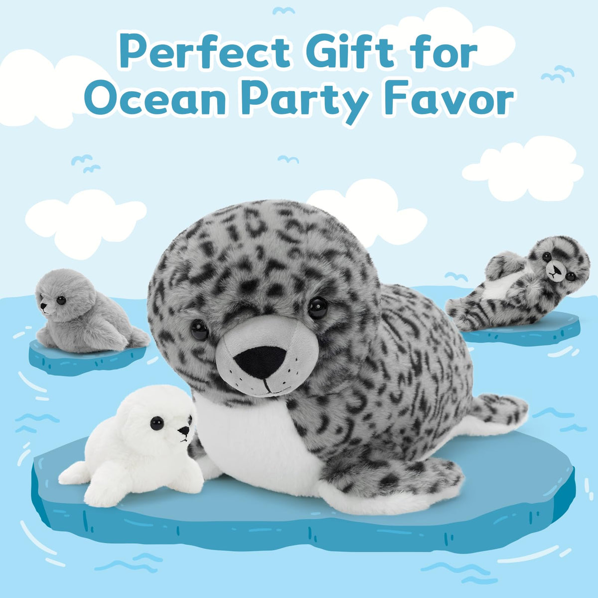 BENINY gift-ready set featuring the seal family.