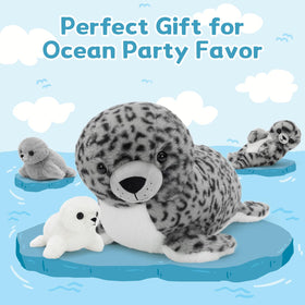 BENINY gift-ready set featuring the seal family.