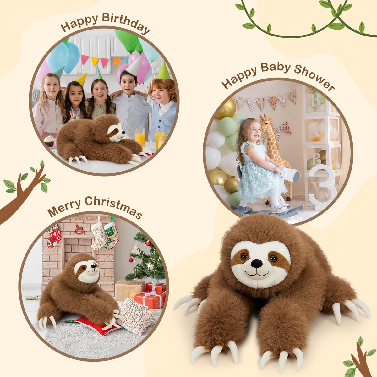 BENINY gift-ready sloth makes a versatile present for teens and adults