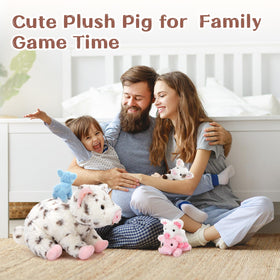 BENINY 5-piece pig plush set makes a thoughtful gift for birthdays or baby showers.
