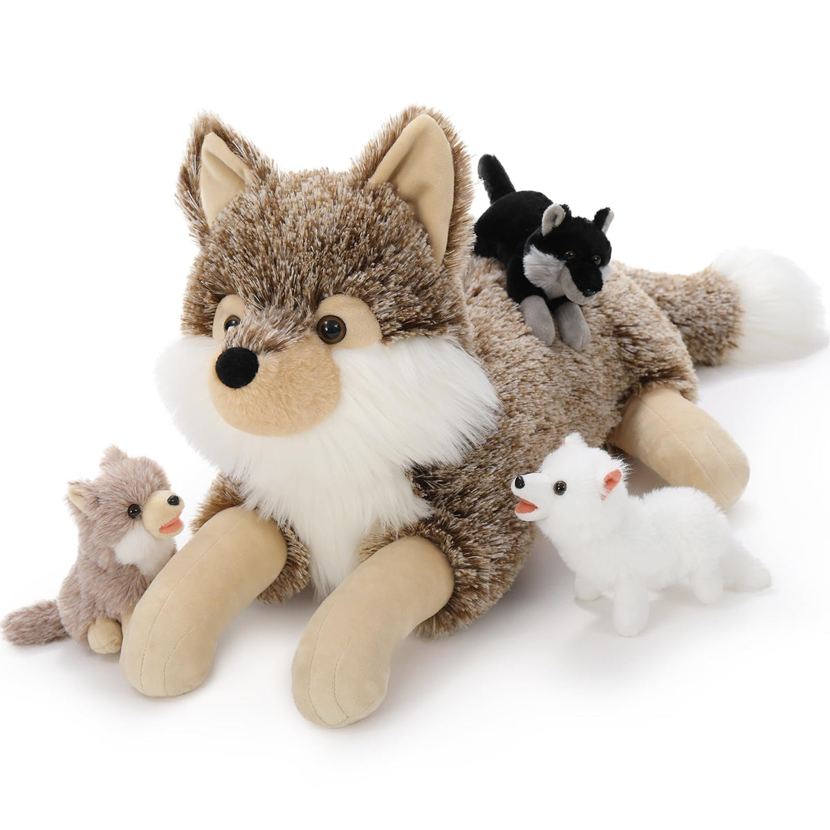 BENINY wolf plush gift set, ready for birthdays and celebrations.