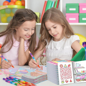 BenLouis 12 styles mini coloring book spread to inspire varied designs