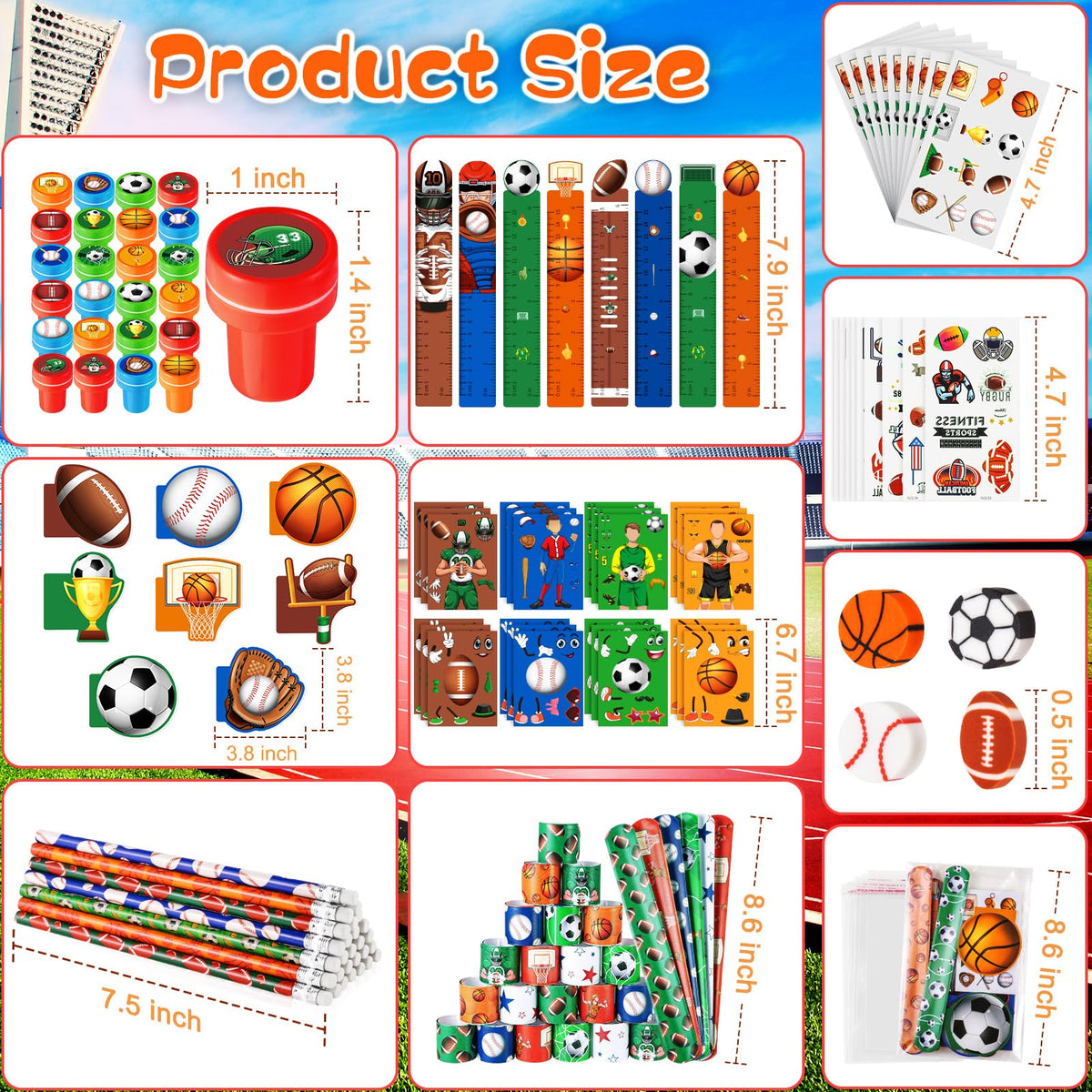 BenLouis sport erasers, handy for correcting notes during study or games.