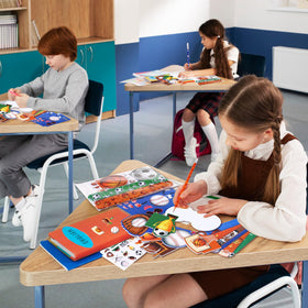 BenLouis stampers, fun decorations for crafts and classroom prizes.
