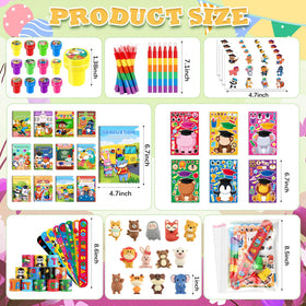 BenLouis 192-pcs graduation stickers kit for decorating projects and displays.