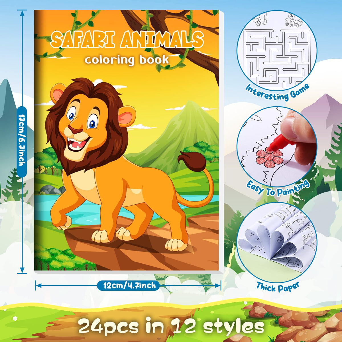 BenLouis 24 stacking crayons provide bright, easy-to-stack color options for young artists.