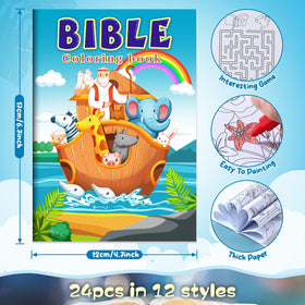 BenLouis 60-pack Christian coloring books with multiple styles to spark creativity.