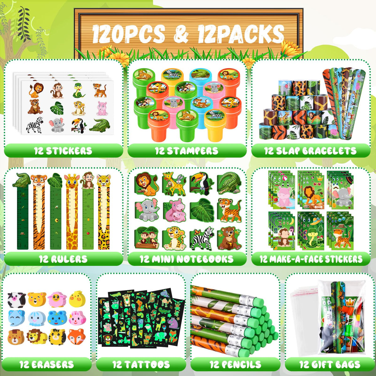 BenLouis animal pencils with playful designs boost creative writing and doodling.