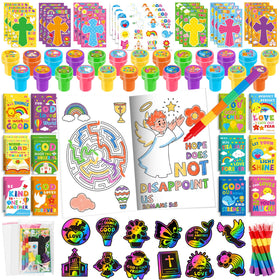 BenLouis Bible party favors packaging showing the full set for classroom rewards