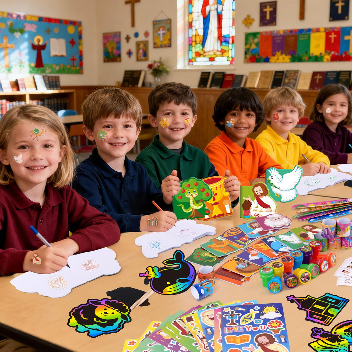 BenLouis Bible stampers for stamping fun in lessons and activities.