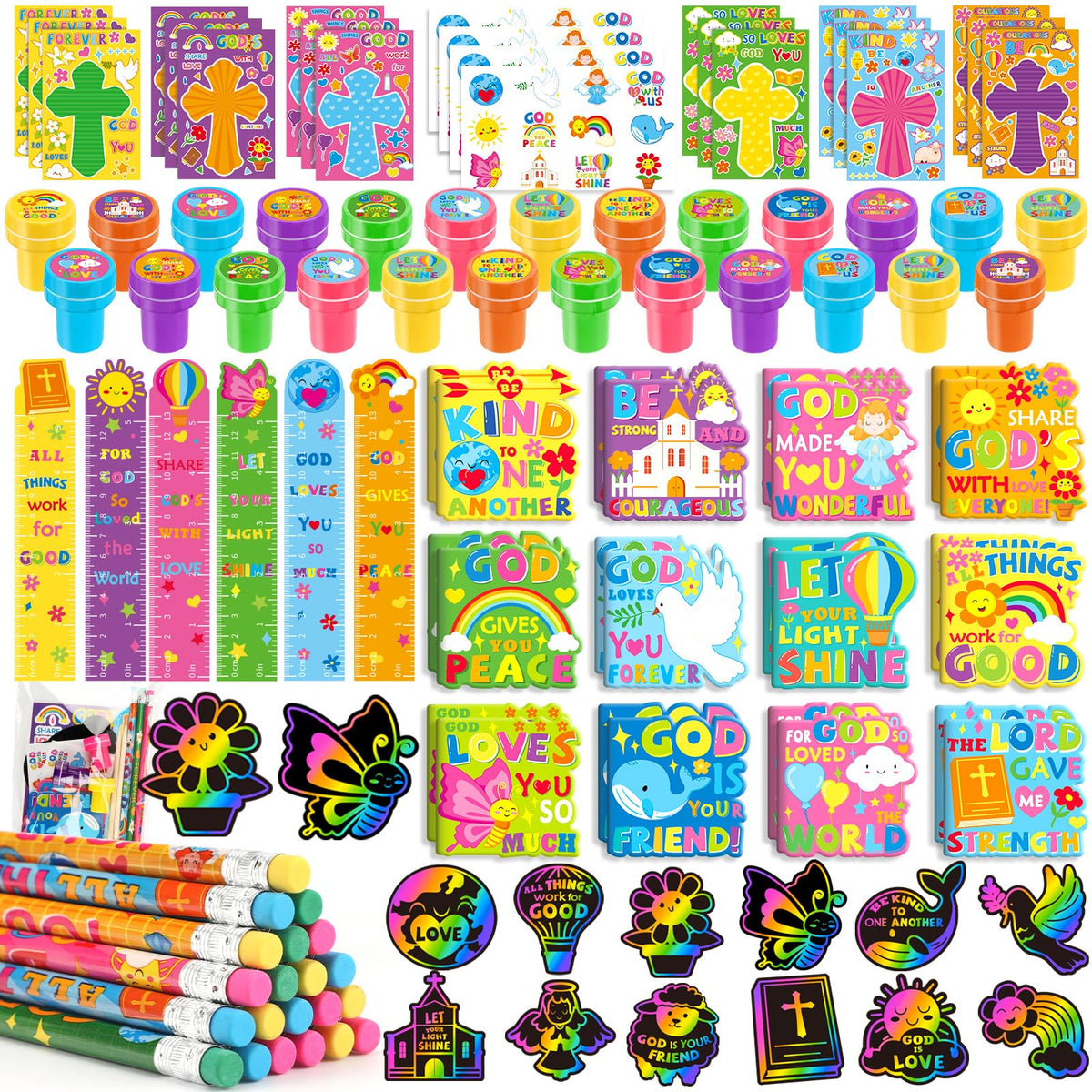 BenLouis Bible verses mini notebooks for classroom rewards and Sunday school.