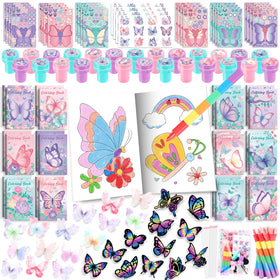 BenLouis butterfly mini coloring books for kids, ideal party favors that spark creativity.