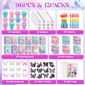 BenLouis butterfly crayons help kids color and imagine during party activities.
