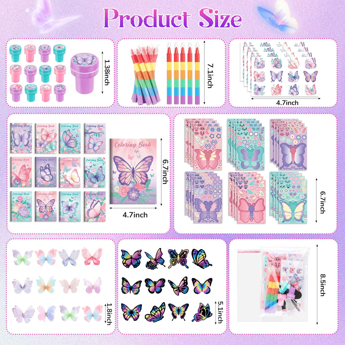 BenLouis butterfly decor elements brighten tables and gift bags at events.