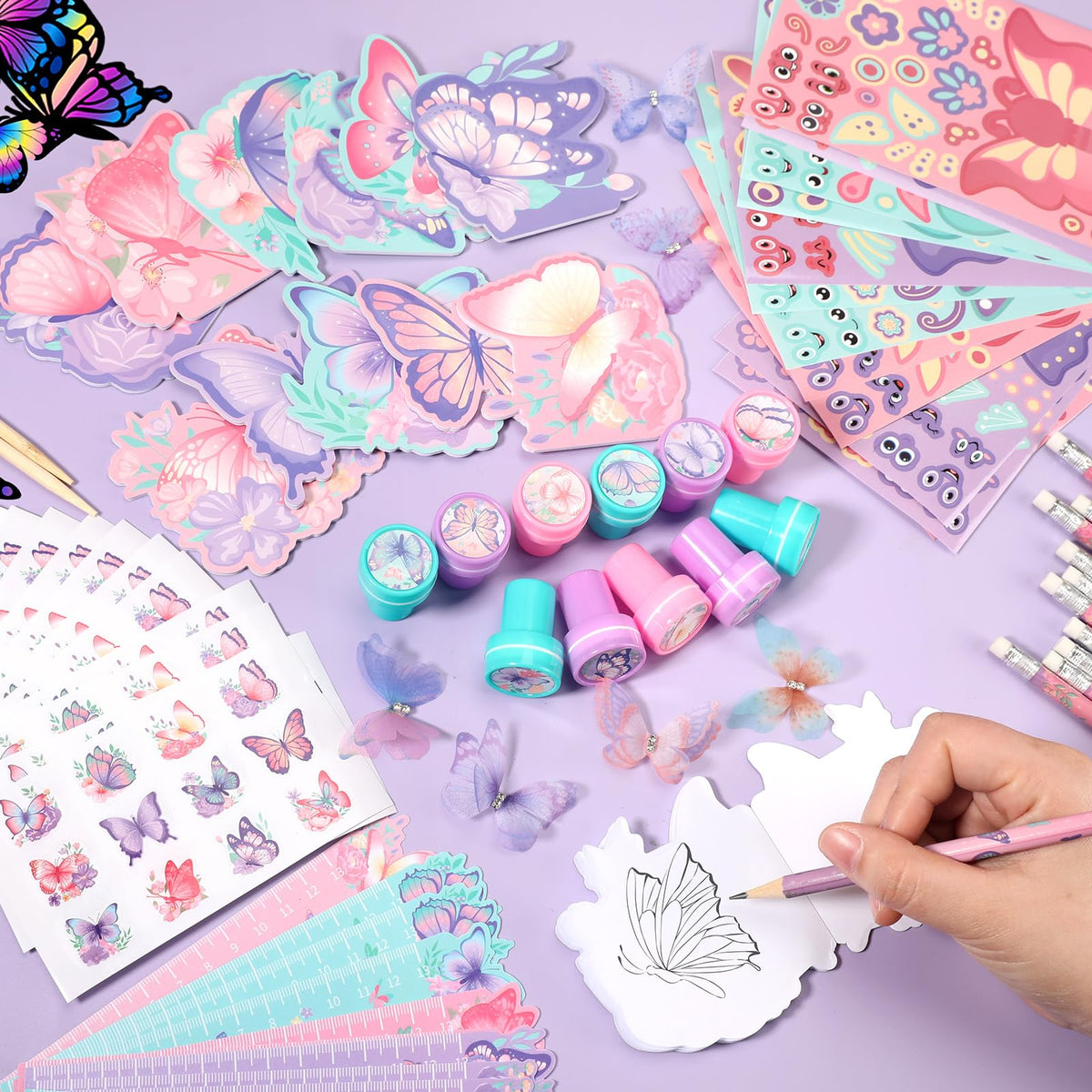 BenLouis butterfly stampers for fun decorative designs in class activities
