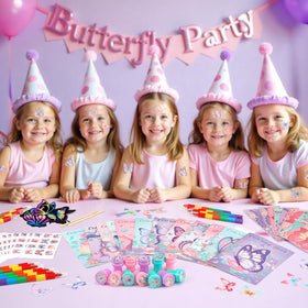 BenLouis butterfly stickers inspire decorating projects and goodie bag decorating.