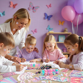 BenLouis butterfly stickers for decorating notes and rewards.