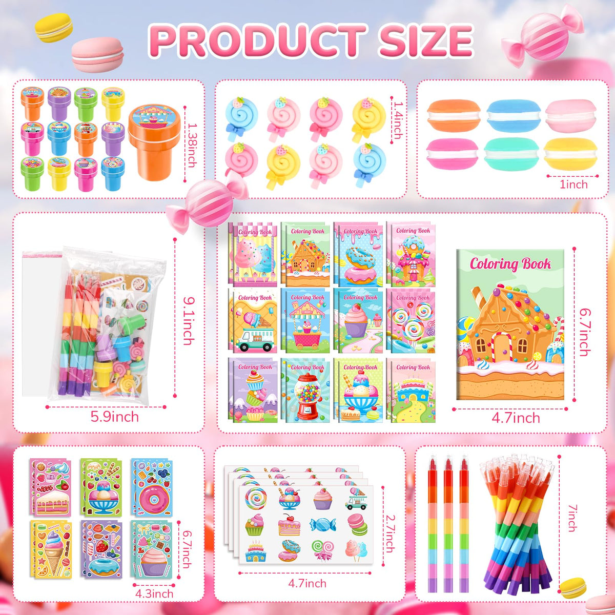 BenLouis candy stampers: playful stamps for party favors and crafts