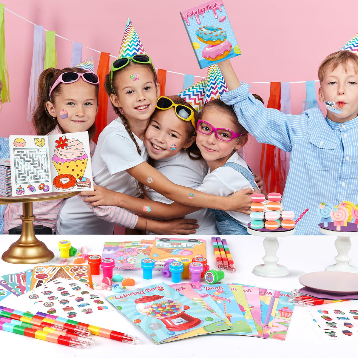 BenLouis clear gift bags: tidy favor packaging for candyland celebrations