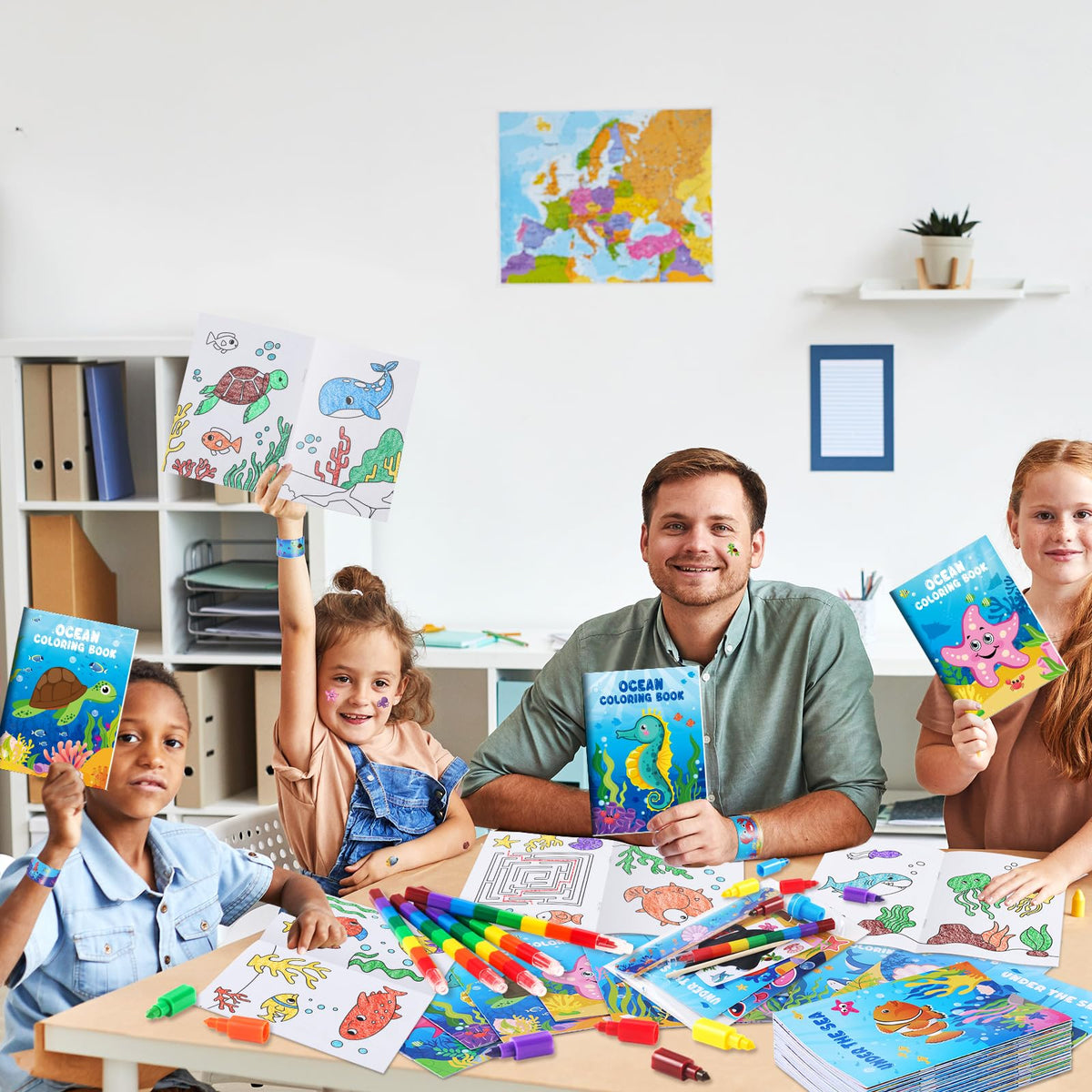 BenLouis color scratch art adding tactile fun to sea crafts